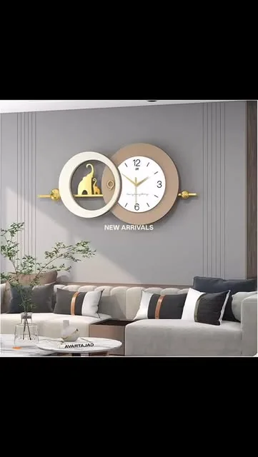 Luxury Nordic Overlapping Ring Wall Clock
