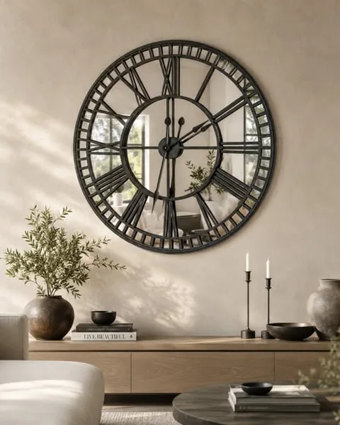 Mirror Wall Clock