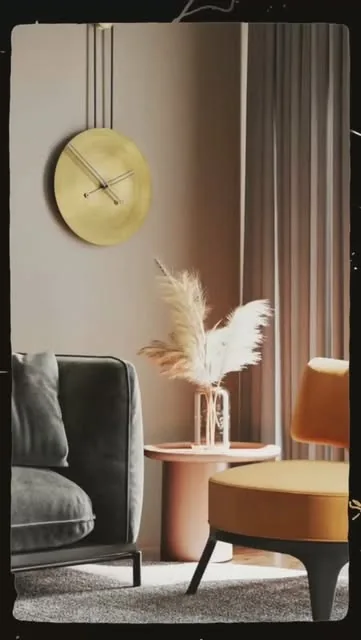 Luxury Hanging Dial Wall Clock