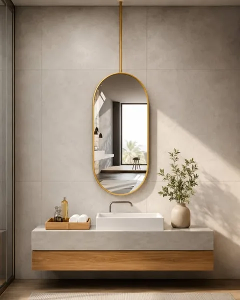 Hanging Capsule Mirror