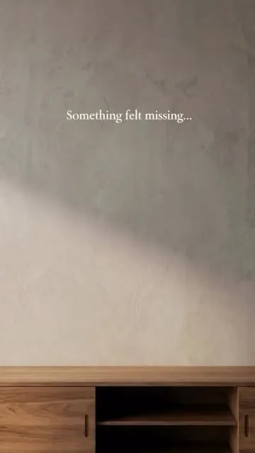 Something felt missing